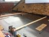 Steel reinforced flat roof