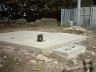 concrete pad