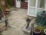 Patio area before