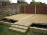 dronfield decking and pond front view