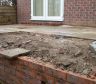 Half way through patio