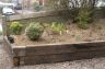 Sleeper flower beds
