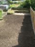 Garden levelled and stripped