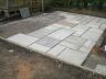 Patio being laid